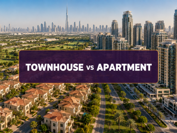 Townhouse vs Apartment in Dubai