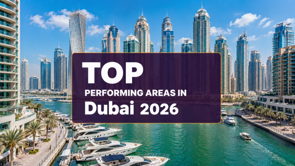 Top performing areas in dubai